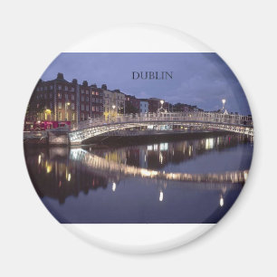 Irland Dublin Bridge night (St.K. Magnet