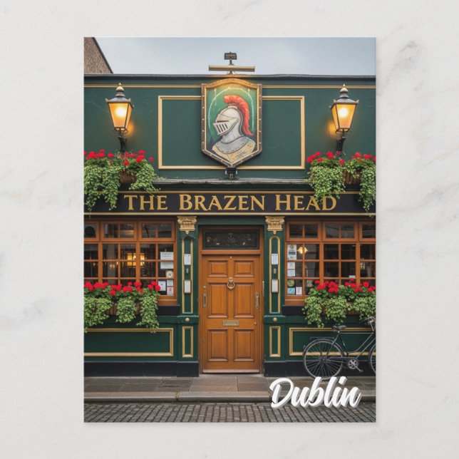 Irland Dublin Pub Postkarte (Vorderseite)