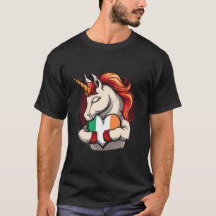 Irland Einhorn Irische Wurzeln Irischer Stolz Iris T-Shirt