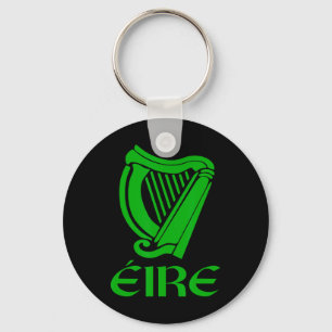 Irland Eire Eireann Irischer Stolz Gälischer Harp Schlüsselanhänger