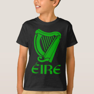Irland Eire Eireann Irischer Stolz Gälischer Harp T-Shirt