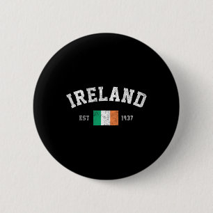 Irland Est. 1937 Irische Flagge Unabhängigkeitstag Button