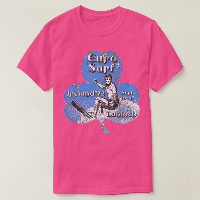 Irland Euro Surf Lahinch Irland 1972 T-Shirt (Design vorne)