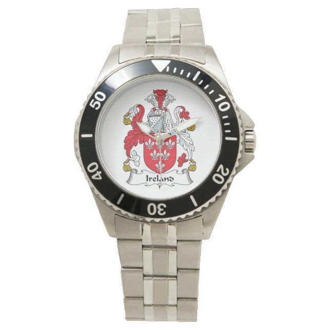 Irland Familienwappen Armbanduhr (Vorderseite)