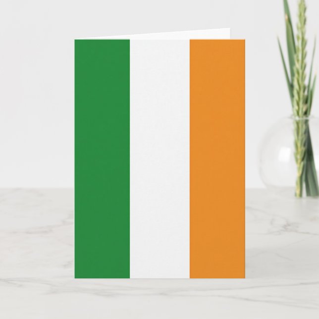 Irland Farben Stolz Große Karte (Vorderseite)