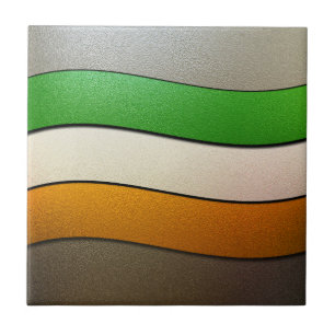 Irland Flag Colors Chrome von Shirley Taylor Fliese