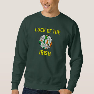 Irland Flag Fußball-Ball - Glück der Iren Sweatshirt