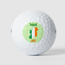 Irland Flag Map Custom Monogram