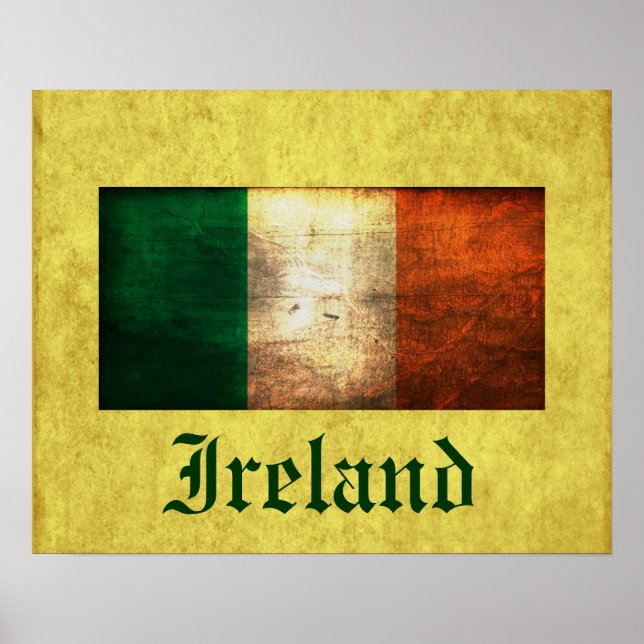 Irland Flag Poster (Vorne)