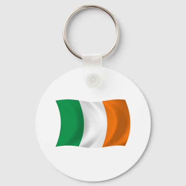 Irland Flag Schlüsselanhänger (Vorderseite)