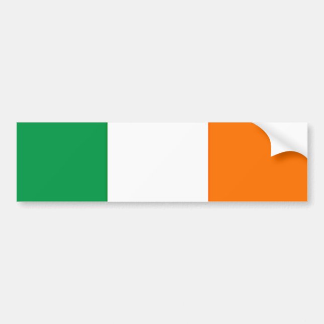 , Irland-Flagge Autoaufkleber (Vorne)
