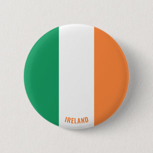 Irland Flagge Charming Patriotic Button
