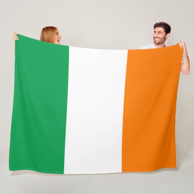 IRLAND-FLAGGE FLEECEDECKE (Beispiel)