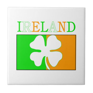Irland-Flagge Fliese