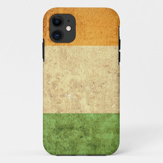 Irland-Flagge - Grunge Case-Mate iPhone Hülle (Rückseite)