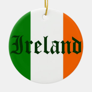 Irland-Flagge Keramikornament