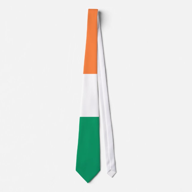 Irland-Flagge Krawatte (Vorderseite)