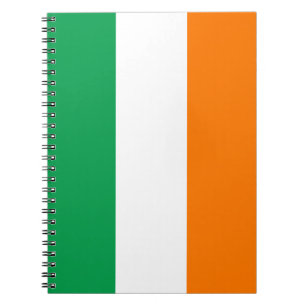 Irland-Flagge Notizblock