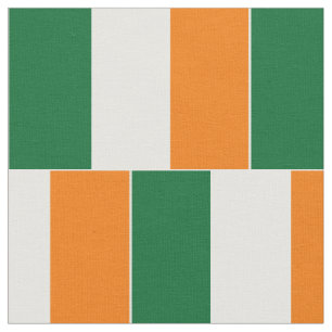 Irland-Flagge Stoff