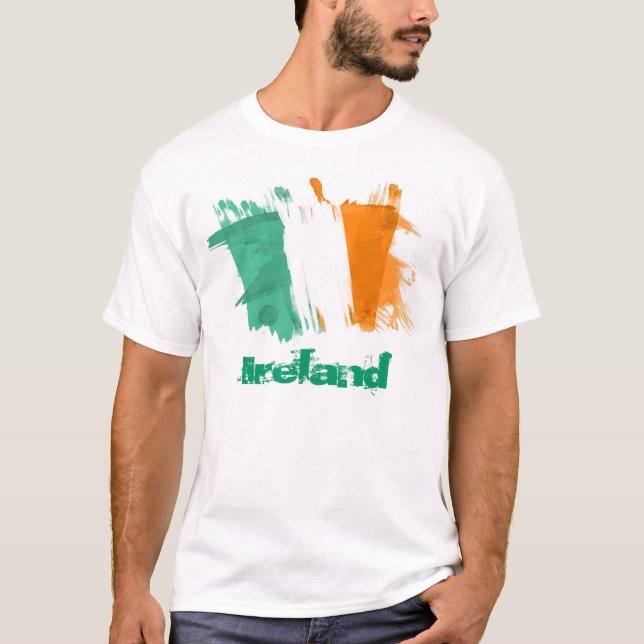 Irland-Flagge T-Shirt (Vorderseite)