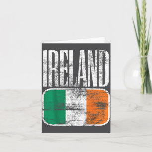 Irland-Flagge Unterstützung Karte