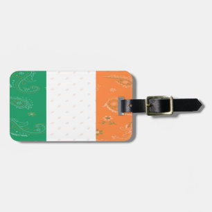 Irland-Flaggen-Gepäckanhänger Gepäckanhänger
