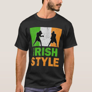 Irland Flaggen Irish Boxing Vintag T-Shirt