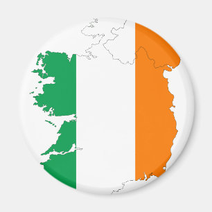 Irland-Flaggen-Karte Magnet