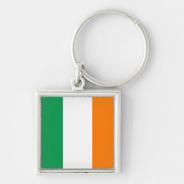 Irland-Flaggen-Schlüsselanhänger Schlüsselanhänger (Vorne)
