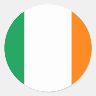 Irland Flaggenaufkleber Runder Aufkleber