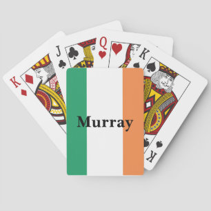 Irland Flaggenfarben Irischer Familienname Benutze Spielkarten