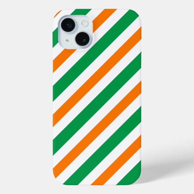 Irland-Flaggenmuster Case-Mate iPhone Hülle (Rückseite)
