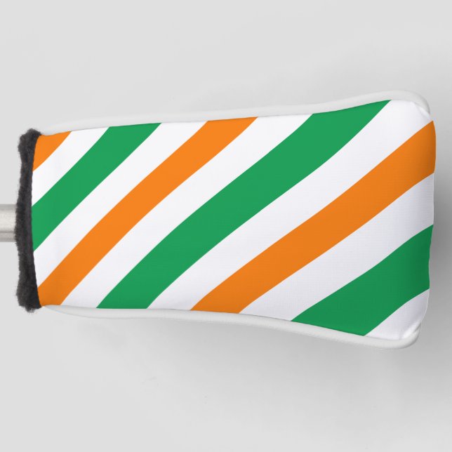 Irland-Flaggenmuster Golf Headcover (Vorderseite)