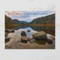 Irland Fotografic River Scene mit gaelischem Zitat