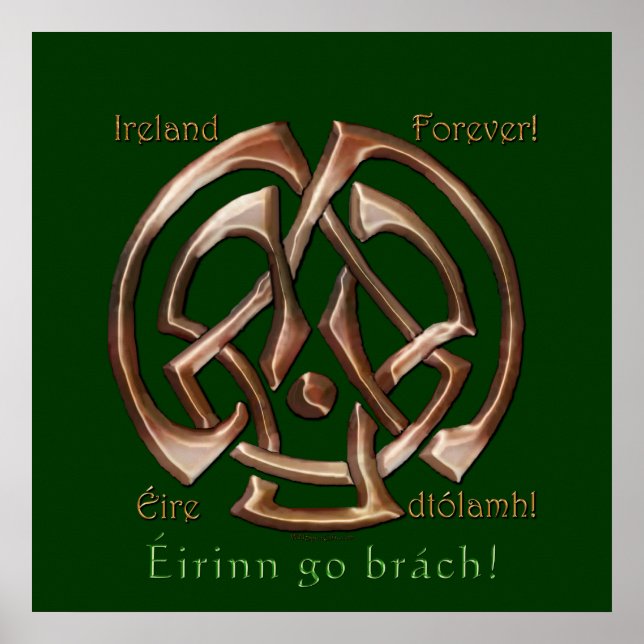 IRLAND FROVER Celtic Knot Wall print Poster (Vorne)