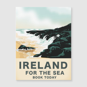 Irland "Für das Meer" Nautil-Reiseposter Magnetkarte