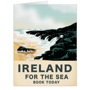 Irland "Für das Meer" Nautilik-Reiseposter