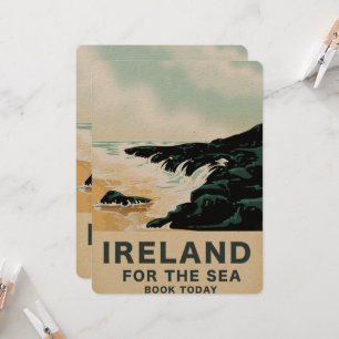 Irland "Für das Meer" Seereiseplakat