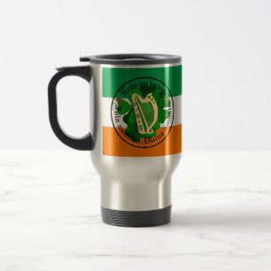 Irland für immer/Erin gehen am Bremsen/1 Blut/Mens Reisebecher