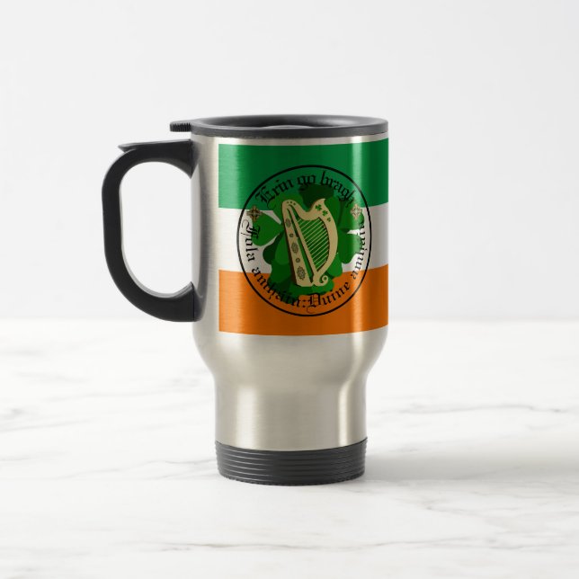 Irland für immer/Erin gehen am Bremsen/1 Blut/Mens Reisebecher (Links)
