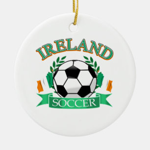 Irland-Fußballentwürfe Keramikornament