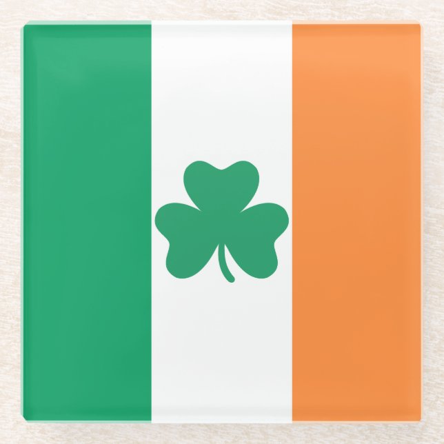 Irland Glasuntersetzer (Vorderseite)