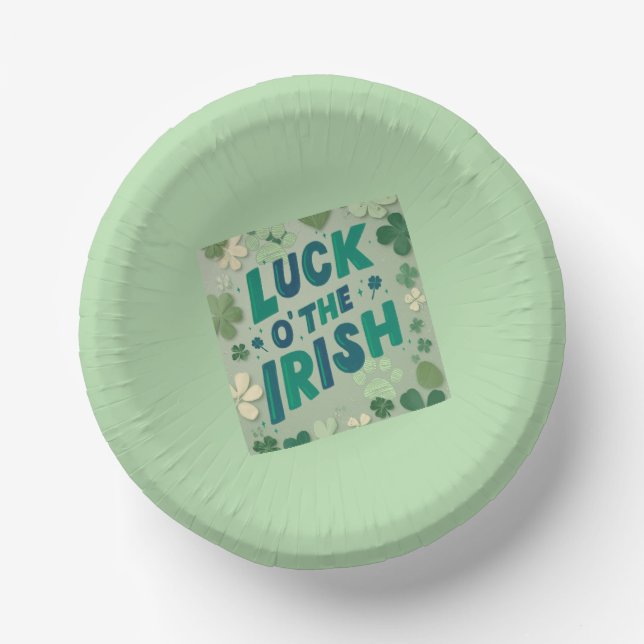 Irland-Glück Papierplatten Pappteller (Vorderseite)