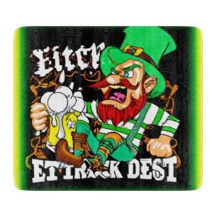 Irland-Glück zum St. Patrick's Day. Jetzt kaufen Schneidebrett