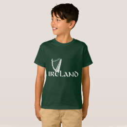 Irland-Harfen-Entwurf, irische Harfe T-Shirt