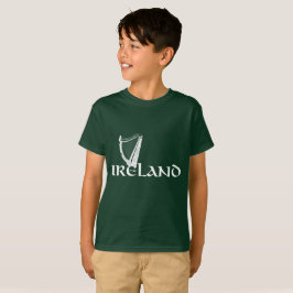 Irland-Harfen-Entwurf, irische Harfe T-Shirt