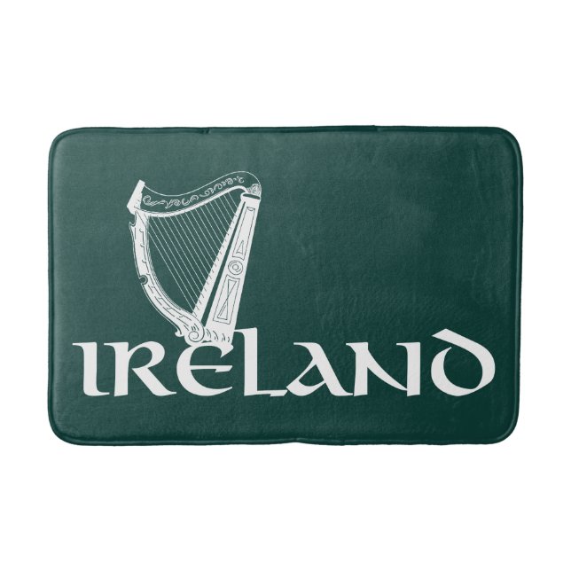Irland Harp Design, Irish Harp Badematte (Vorderseite)