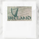 Irland Harp Design, Irish Harp Rechteckiger Aufkleber (Tasche)