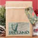 Irland Harp Design, Irish Harp Rechteckiger Aufkleber (Holiday)