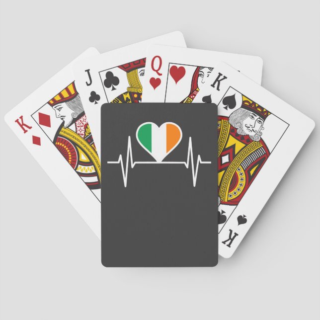 Irland Heartbeat Spielkarten (Rückseite)